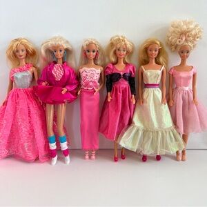 Vintage 80s/90s Barbie doll lot (6 dolls)